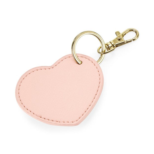 Heart Key Clip - Soft Pink