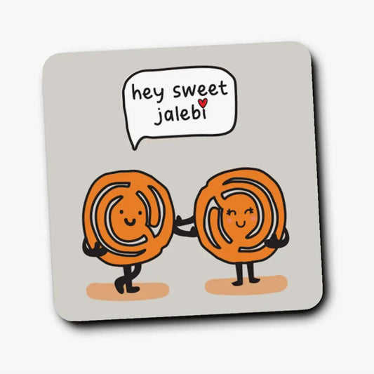 Hey Sweet Jalebi Coaster