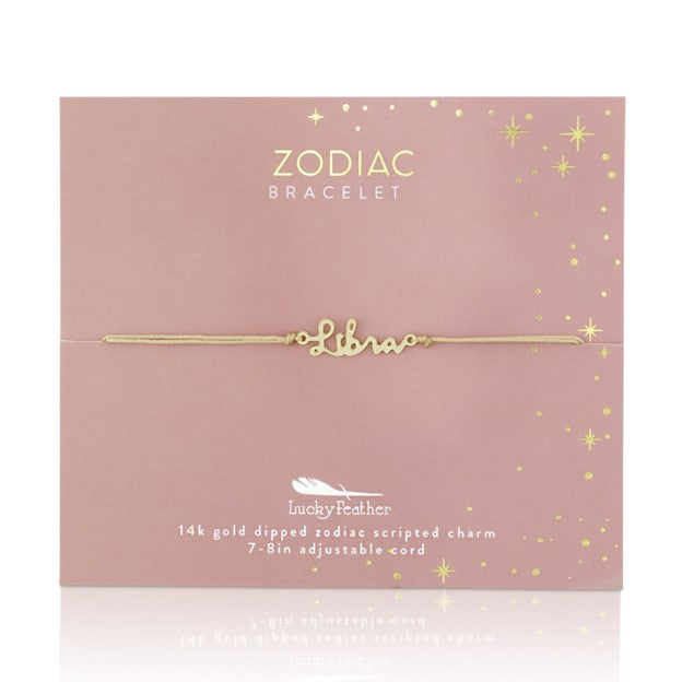 Zodiac Bracelet Gold - LIBRA - September 23 - October 22