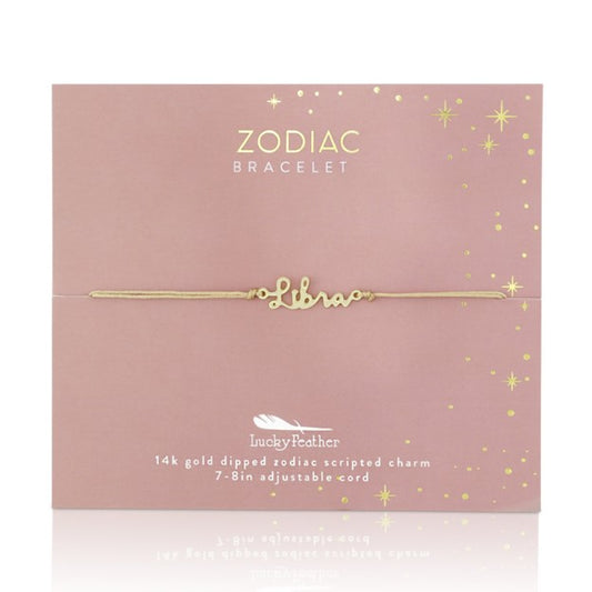 Zodiac Bracelet Gold - LIBRA - September 23 - October 22