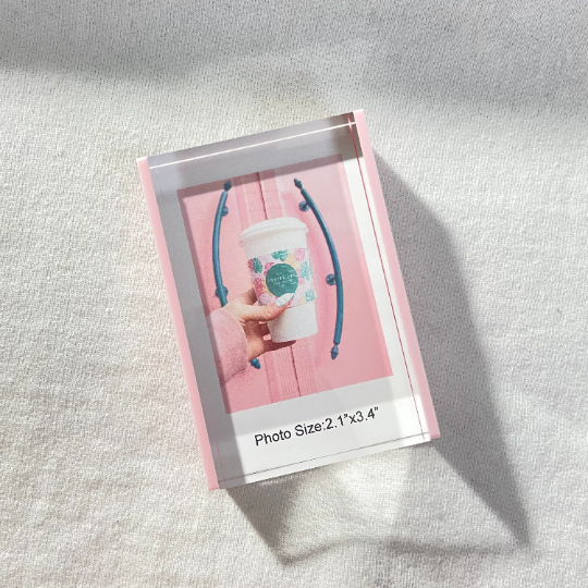 CUSTOM Photo Printed Inside Frame - Pink