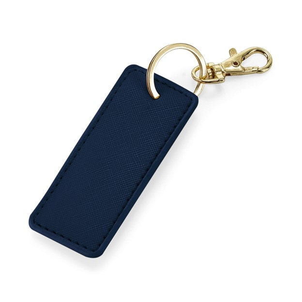 Rectangular Key Clip - Navy