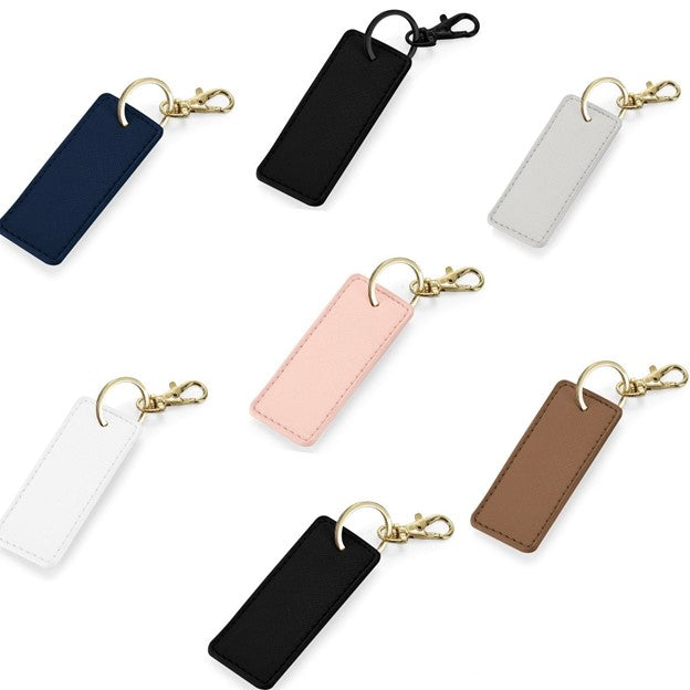 Rectangular Key Clip - Black/Gold