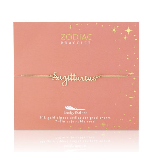 Zodiac Bracelet Gold - SAG - November 22 - December 21