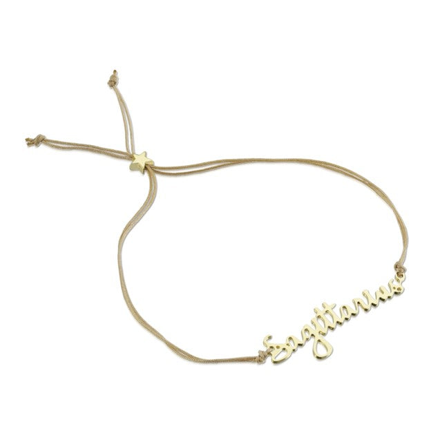 Zodiac Bracelet Gold - SAG - November 22 - December 21