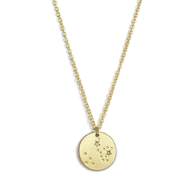 Zodiac Necklace - Gold - SAGITTARIUS (Nov 22-Dec 21)