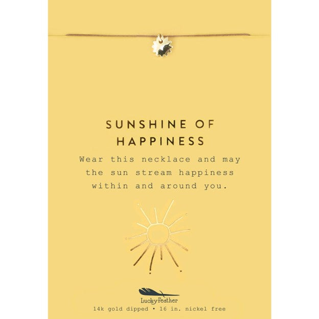 New Moon Gold Necklace - SUNSHINE