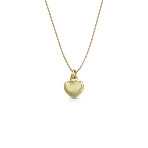 New Moon Gold Necklace - TRUE HEART