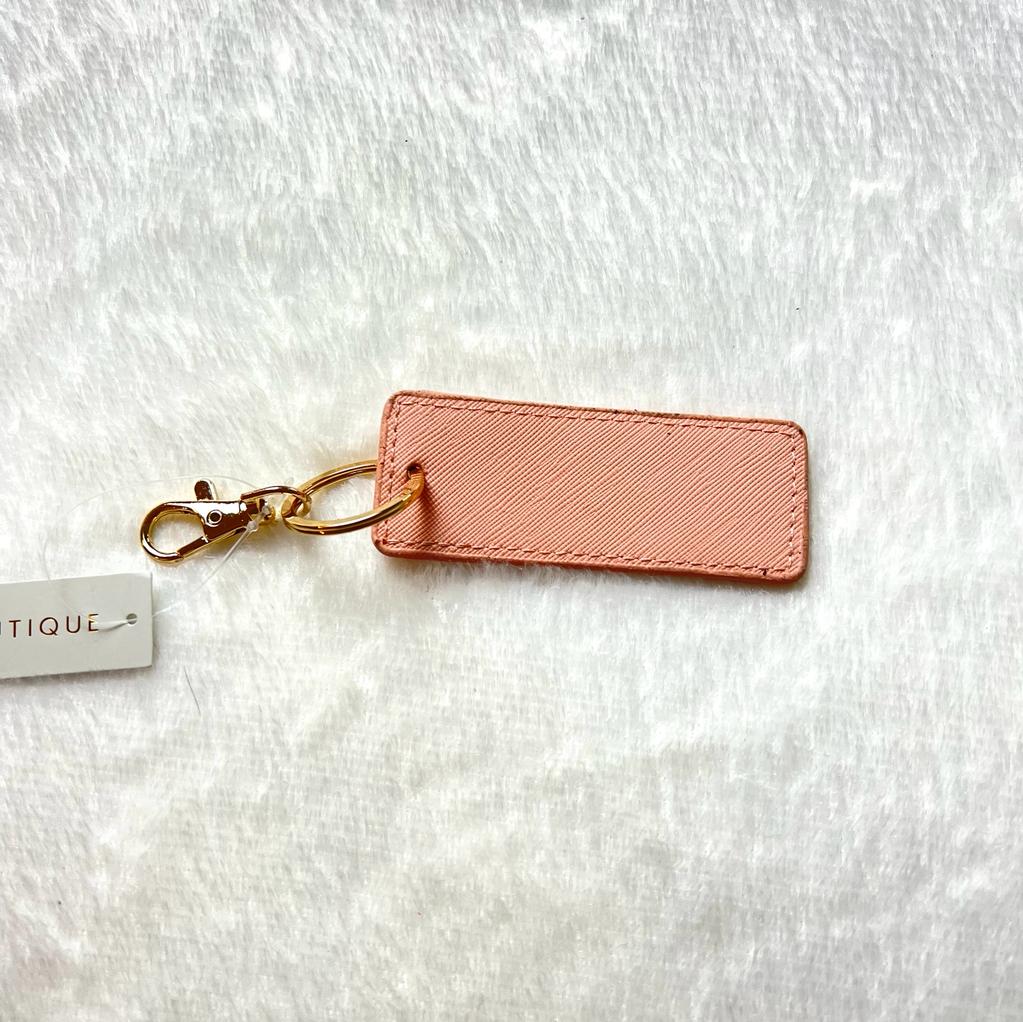 Rectangular Key Clip - Soft Pink