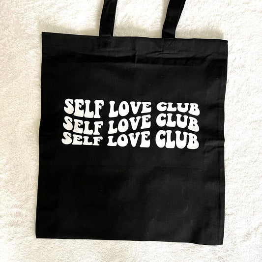 "Self Love Club" Tote Bag